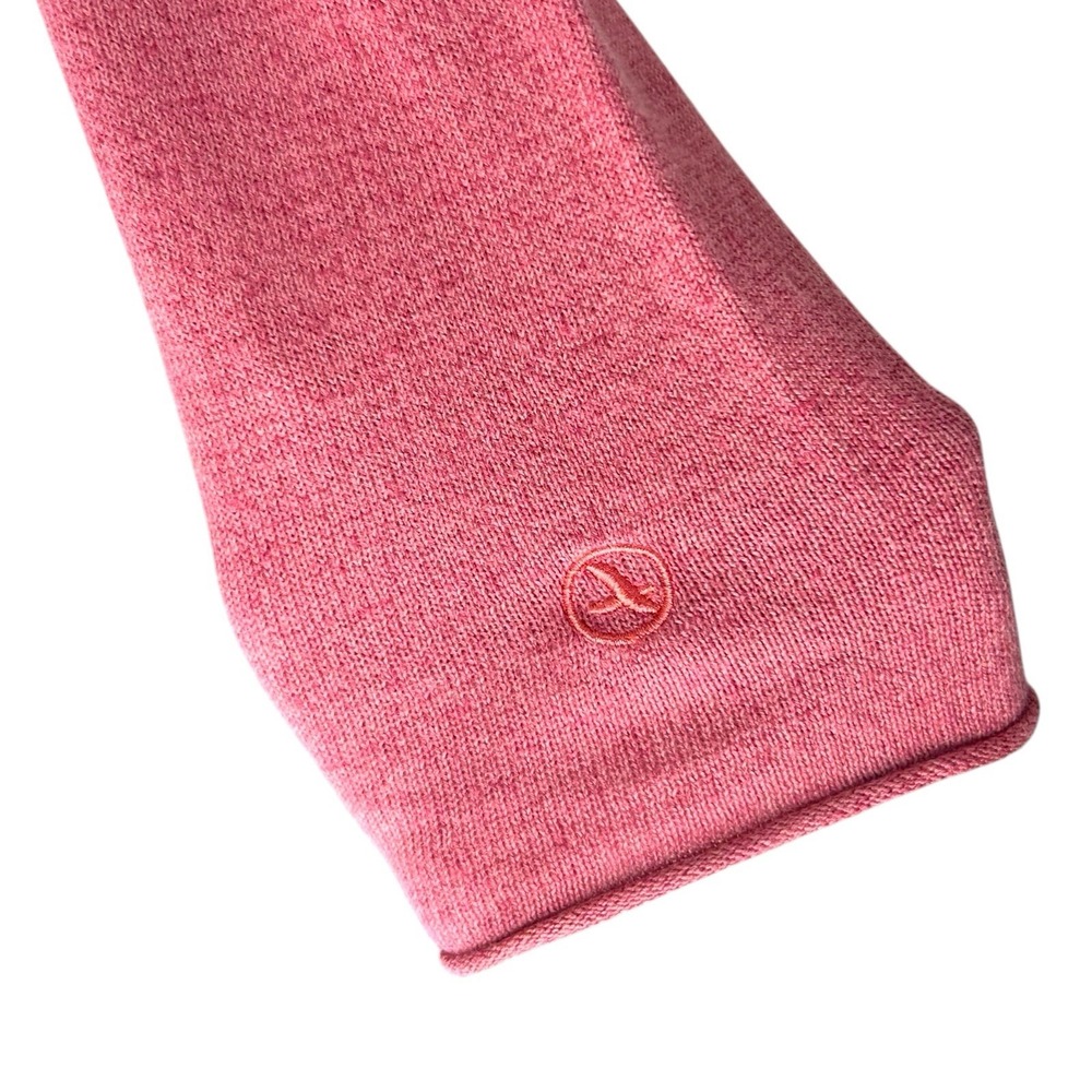 Aigle Faux Wrap Jumper Sweater Women's 40 Medium Salmon Long Sleeve Missing Tie‎ - Picture 6 of 9